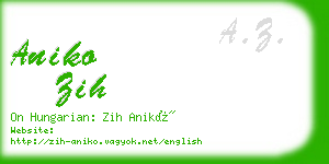 aniko zih business card